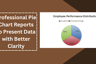 create excel dashboards, charts and reports