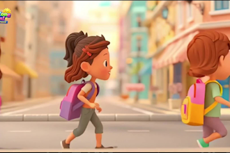 make kids rhymes and cartoon song animation