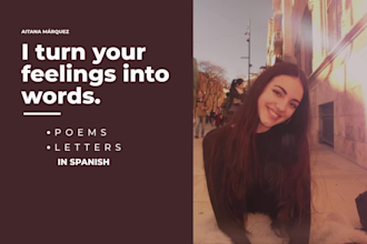 write emotional poems and personal letters