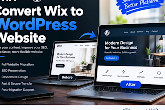 convert wix to wordpress website without losing SEO