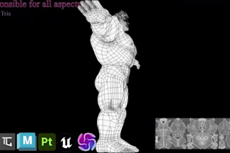 sculpt game ready character models