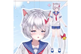 design live 2d vtuber model rigging 2d vtuber anime character design