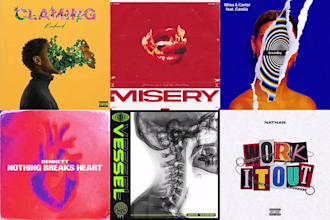 design album or single cover art