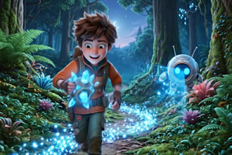 create attractive children book animation, 2d animation, kids animation video