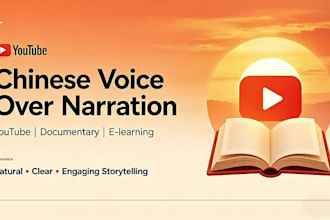 record chinese female voice over narration