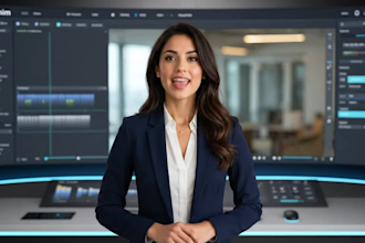 create realistic ai business presenter videos with talking avatars and voiceover