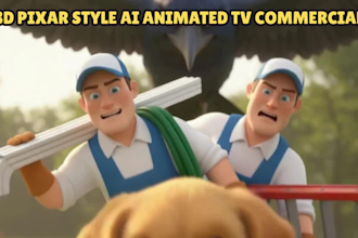 3d pixar style ai animated video 3d disney cartoon cinematiac ai pixar animation