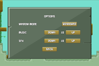 design high quality game ui, icons, hud, bottons, menus for 2d, 3d godot game