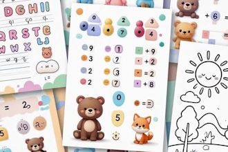 design custom kids worksheets and workbooks