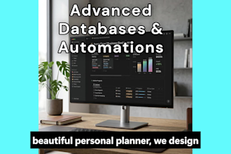 design custom notion dashboard, project trackers, content calendars,student plan
