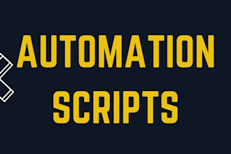 build custom python desktop applications, automation scripts