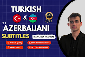 translate and add turkish or azerbaijani subtitles to your video