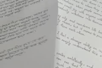 write anything with beautiful handwriting