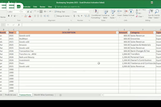 convert pdf bank statements to csv, excel, csv for bookkeeping, profit and loss