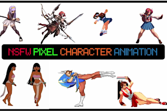 create nsfw pixel art character nsfw pixel art animation nsfw pixel sprite sheet