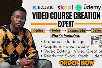create professional online course video for coaches