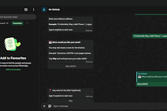 build a whatsapp ordering bot or ai chatbot for your business