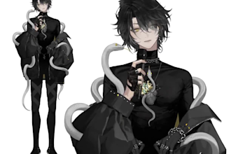 do live2d vtuber model and rigging 2d vtuber nsfw character design obs setup