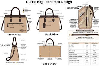 leather goods bag design backpack handbag techpack tote bag duffle bag techpack