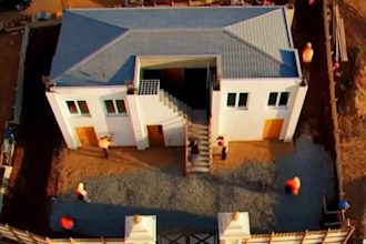 create viral satisfying ai building and construction timelapse videos