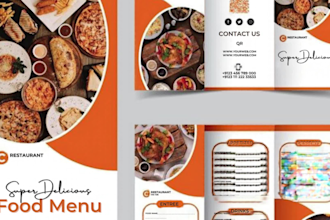 do food menu design restaurant menu design digital food menu design qr code