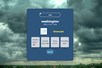 build a responsive weather forecast web app using HTML, CSS, and javascript