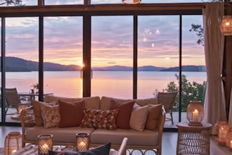 create cozy rain ambient video with natural sounds for youtube