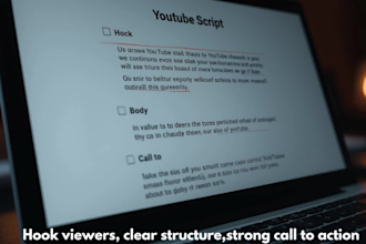 write youtube video scripts