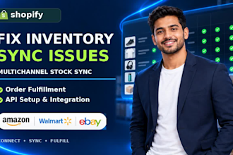 fix shopify inventory sync multichannel stock sync order fulfillment api setup