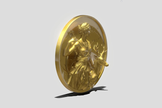 design custom 3d coins, medals, tokens and collectible medallions