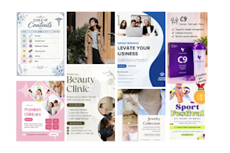 design asthetic and editable canva social media posts for instagram and facebook