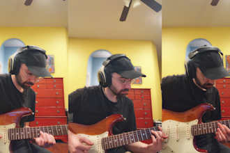 record professional indie pop guitar tracks for your song