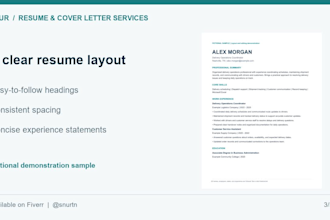 edit your resume or CV and tailor your cover letter