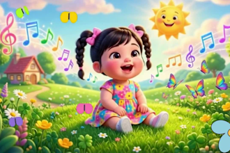 create 3d ai kids educational cartoon animation nursery rhymes cocomelon style