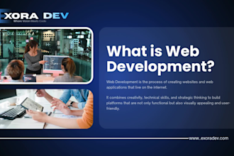 do professional and modern website development for your business at exora dev