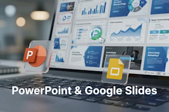 design a professional startup pitch deck