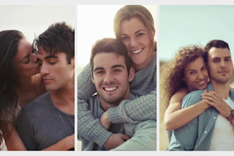 create a cinematic photo slideshow video for your special event