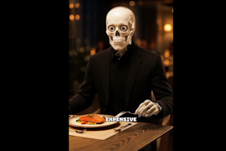 create viral ai skeleton animation videos for tiktok youtube shorts like dr data
