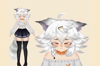 create premium vtuber models, emotes and branding assets