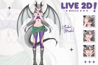 anima vtuber png vtube studio vtuber emotes twitch overlay rigging