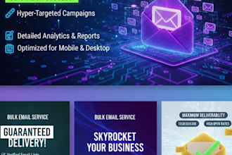 send bulk emails and ensure a high inbox delivery rate