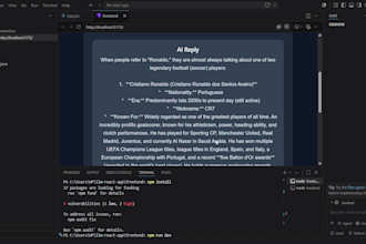 build a custom ai chatbot using llm and react