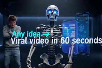 create ai skeleton short video animation, faceless viral ai shorts for youtube