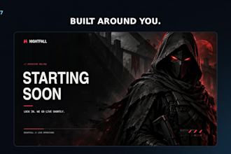 create custom twitch overlays and animated stream graphics