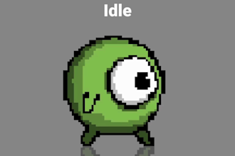 create pixel art characters, pixel sprite sheets, and pixel art animation