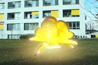 create smoke effect, horror effect, vfx fire explosion effect, compositing vfx
