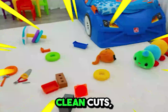 create fun cartoon style kids video editing for youtube
