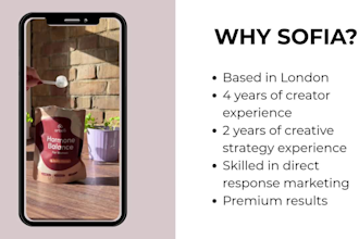 be your UK based ugc content creator for your brand