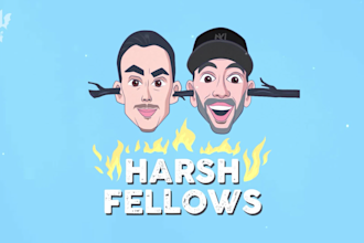 create epic mascot logo intro for your podcast