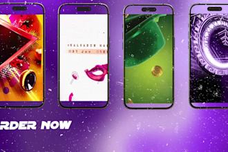 design a high end 3d motion flyer for your event or business